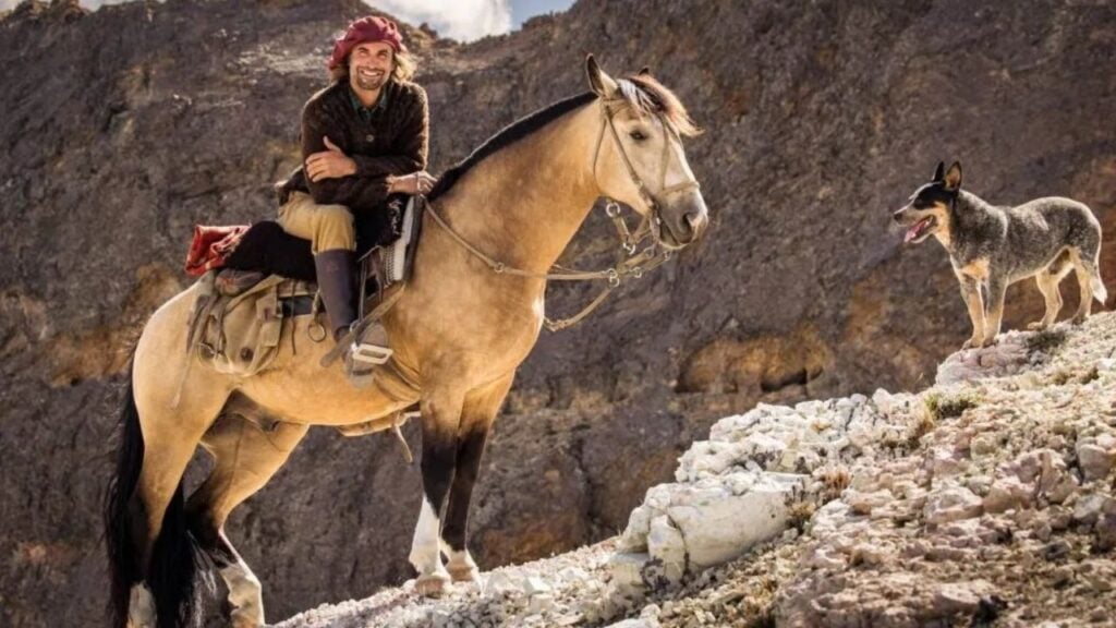Gaucho Rider and Horse - Patagonia Trail - Argentina