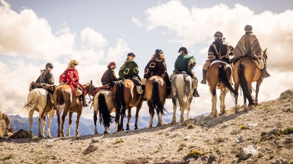 Group of rider - Patagonia Trail - Argentina