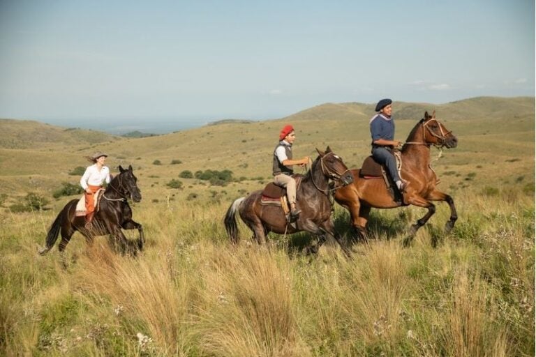 Cantering at Los Potreros