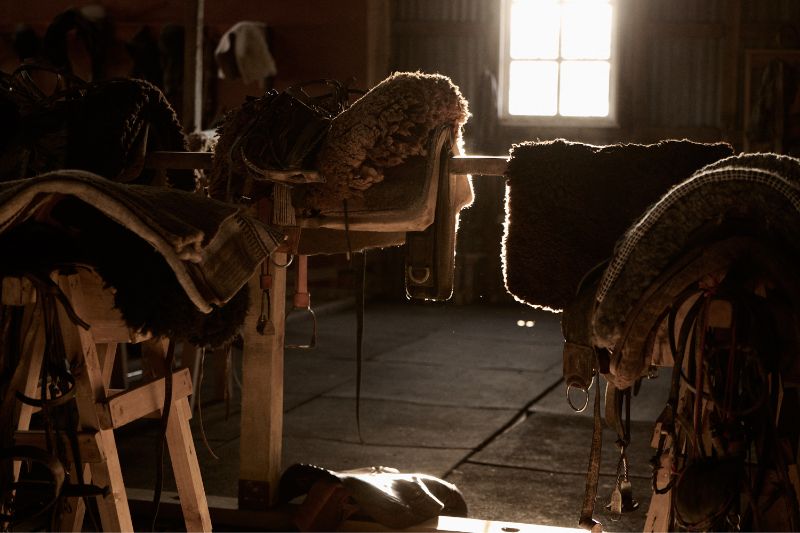 Traditional saddle room in Tierra del Fuego, Patagonia